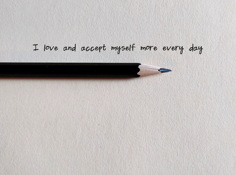 Pencil,Writing,On,Paper,-,I,Accept,And,Love,Myself